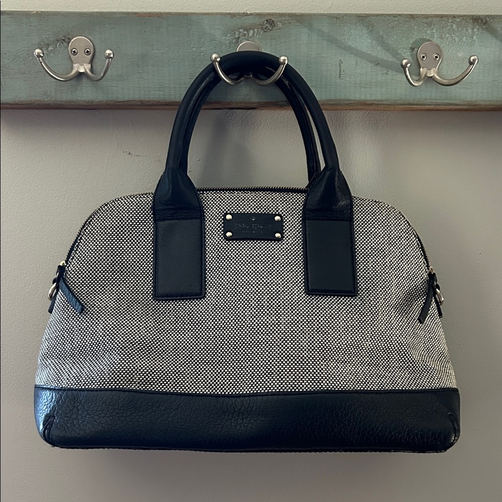 Kate Spade Black and White Textured Bag - Picture 1 of 12
